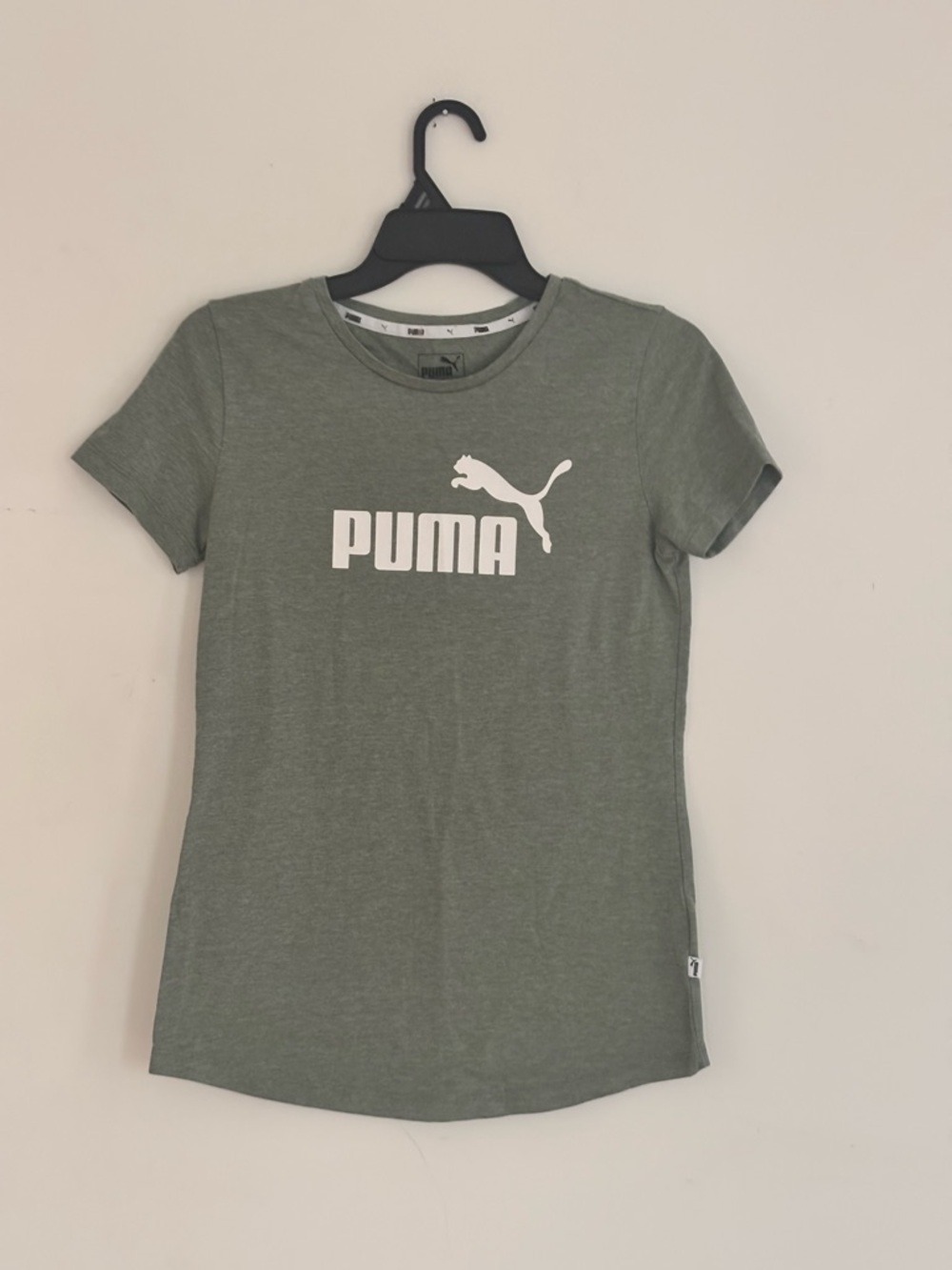 Puma Logo Tee Green Women’s XS